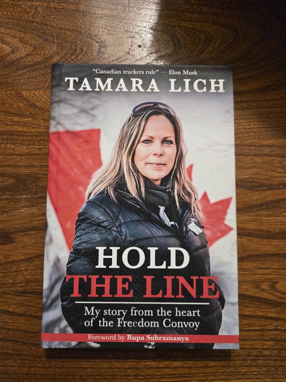 Hold the Line by Tamara Lich – Hardcover Book, Red & Black Cover [ Freedom convo